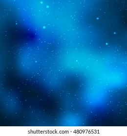 Beautiful space starry sky glow