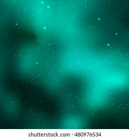 Beautiful space starry sky glow