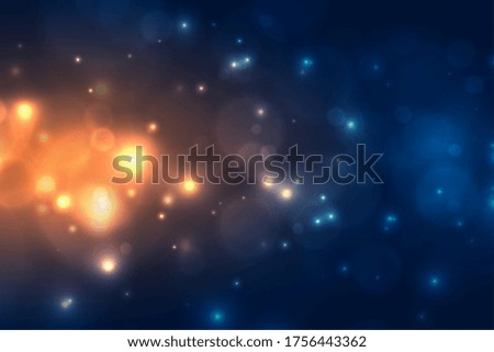 beautiful sparkling bokeh light effect background design