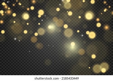 	
Beautiful sparks shine with special light. Vector sparkles on a transparent background. Christmas abstract pattern. A beautiful illustration for the postcard. The background for the image. Luminarie