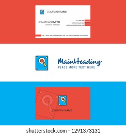 Beautiful Speaker  Logo and business card. vertical Design Vector
