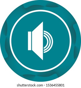 Beautiful Speaker Vector Glyph icon