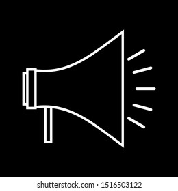 Beautiful Speaker vector line icon
