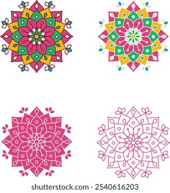 Beautiful Spiritual Mandala illustration design, coloring Mandala