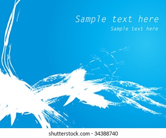 Beautiful splash background. Vector.