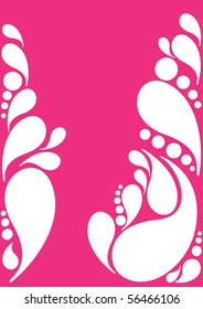 Beautiful splash drops background design in soft white and pink- Great for textures and backgrounds for your projects!