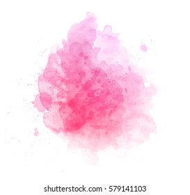Beautiful splash of watercolor vector 