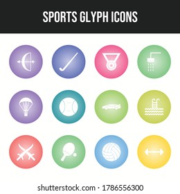 Beautiful Sports vector icon set