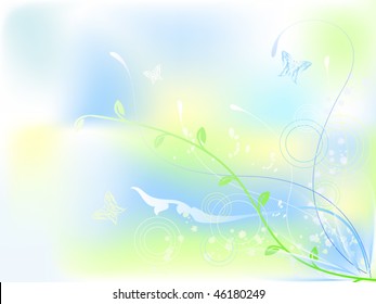 Beautiful spring background