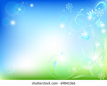 Beautiful spring background