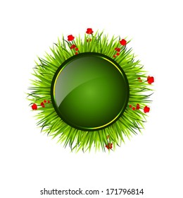 Beautiful spring background, illustration.