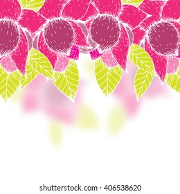 Beautiful spring flower background. EPS10 vector.