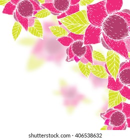 Beautiful spring flower background. EPS10 vector.