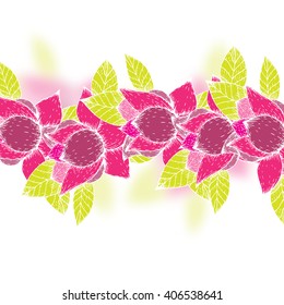 Beautiful spring flower background. EPS10 vector.