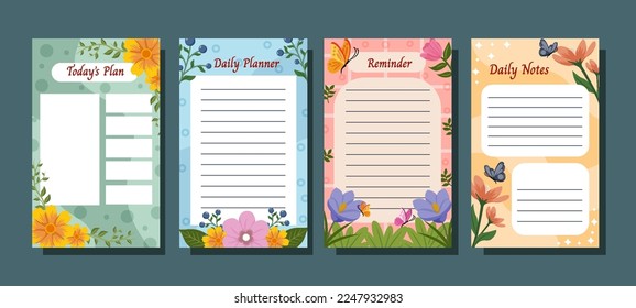 Beautiful Spring Flower Journal Template