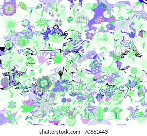 Beautiful Spring Flowers Background