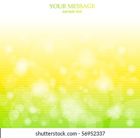 Beautiful spring forest bokeh. Vector background