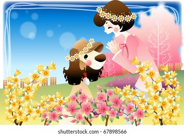 Beautiful Spring Garden