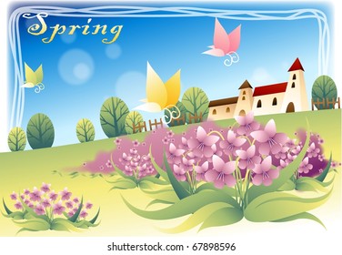 Beautiful Spring Garden