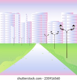 Beautiful spring landscape