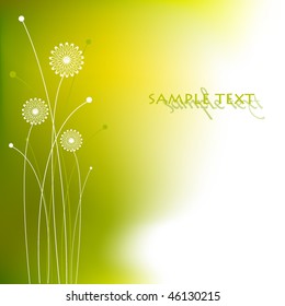 beautiful spring pattern background | vector