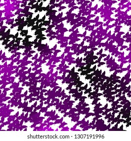 Beautiful square background with butterflies