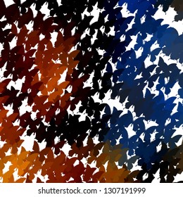 Beautiful square background with butterflies