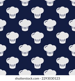 Beautiful square tile with an enthralling food portrait. Seamless pattern with chef on pale copper background. Design for websites to make them visually appealing and easy to navigate.