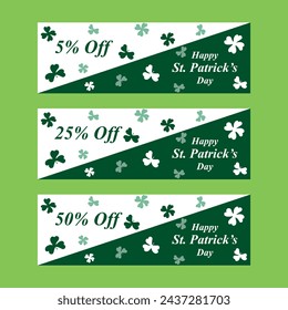 Beautiful St. patrick's day brochure for web and print