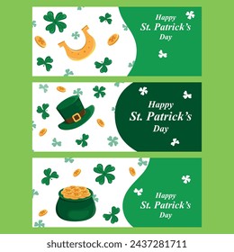 Beautiful St. patrick's day brochure for web and print
