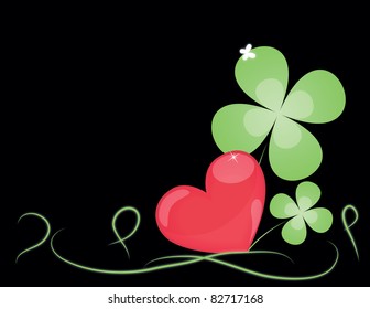 Beautiful St. Patrick's Days greeting card.