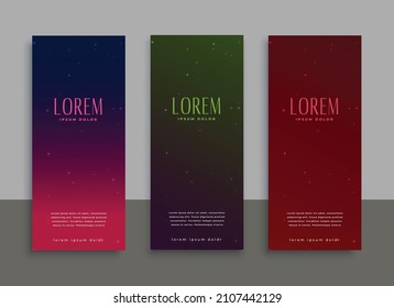 beautiful stage banner with text space