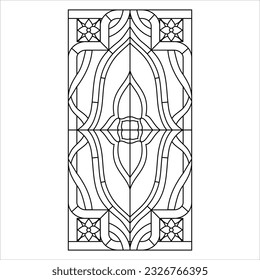 Beautiful Stained Glass Designs | Geometric File | Laser File flowers design