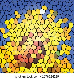 Beautiful Stained Glass Effect Background