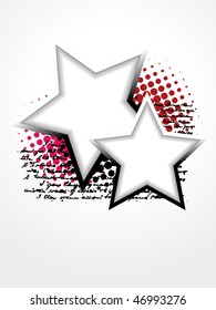 diseño artístico de vector de estrella hermosa