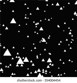 Beautiful Starry Night, Vector Illustration.
