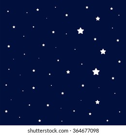 Beautiful starry sky background.