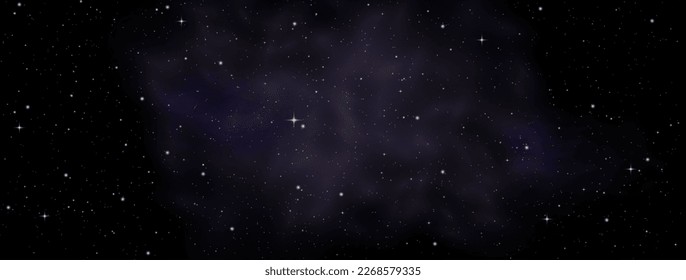 Beautiful starry sky, space and constellations