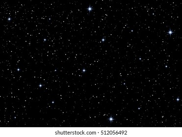 Beautiful stars in the night sky