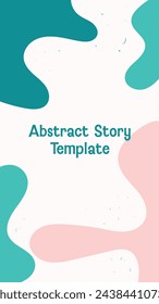 Beautiful story abstract background template design. Vector illustration