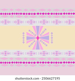 Beautiful striped from Diamond and Triangle shape pattern,pastel tone.fashion art design