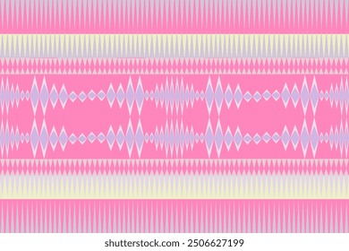 Beautiful striped from Diamond and Triangle shape pattern,pastel tone,fashion art design