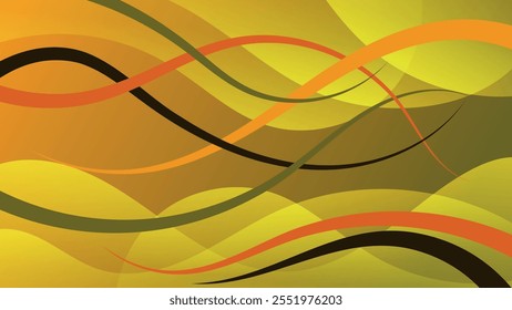 Beautiful striped wallpaper in warm colors. An excellent background for designing pages on social networks, posters, presentations, outdoor advertising and your other projects. Vector.