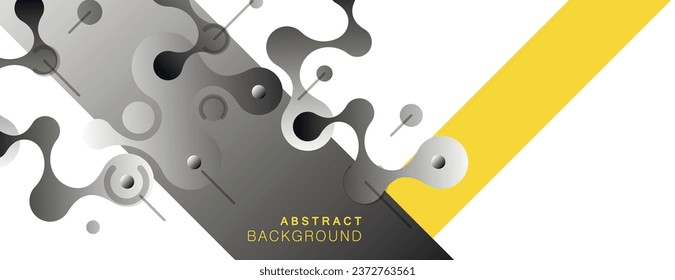 Beautiful structure of DNA molecule. Connect circles Line art pattern with network dots and lines. Concept design. Vector background