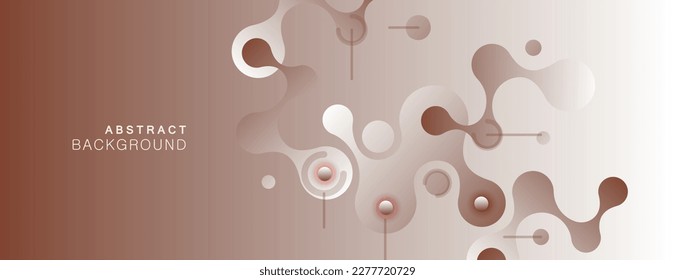 Hermosa estructura de molécula de ADN. Elemento científico de conexión. Plantilla de medicina orgánica y biotecnología. Patrón de arte de línea con puntos y líneas de red. Fondo del vector
