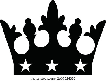 beautiful style crown vector design