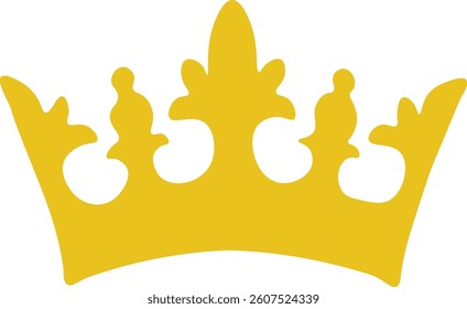 beautiful style crown vector design