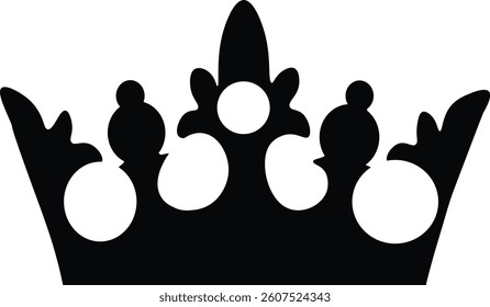 beautiful style crown vector design