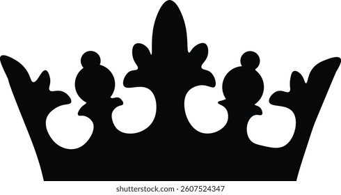 beautiful style crown vector design