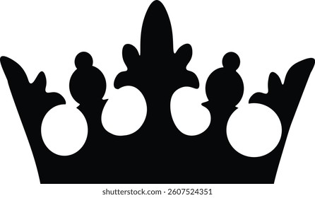 beautiful style crown vector design